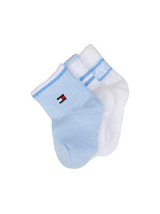 TOMMY HILFIGER | Chaussettes bébé garçon, lot de 3, bleu clair