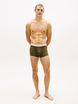 TOMMY HILFIGER | Lot de 3 pantalons noir / vert armée / rayure décorative