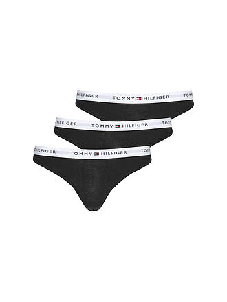 TOMMY HILFIGER | String lot de 3 noir