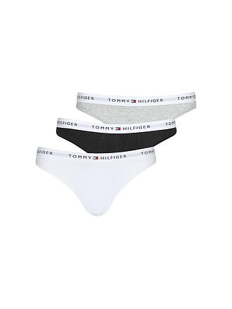 TOMMY HILFIGER | Slips lot de 3 noir / blanc / gris