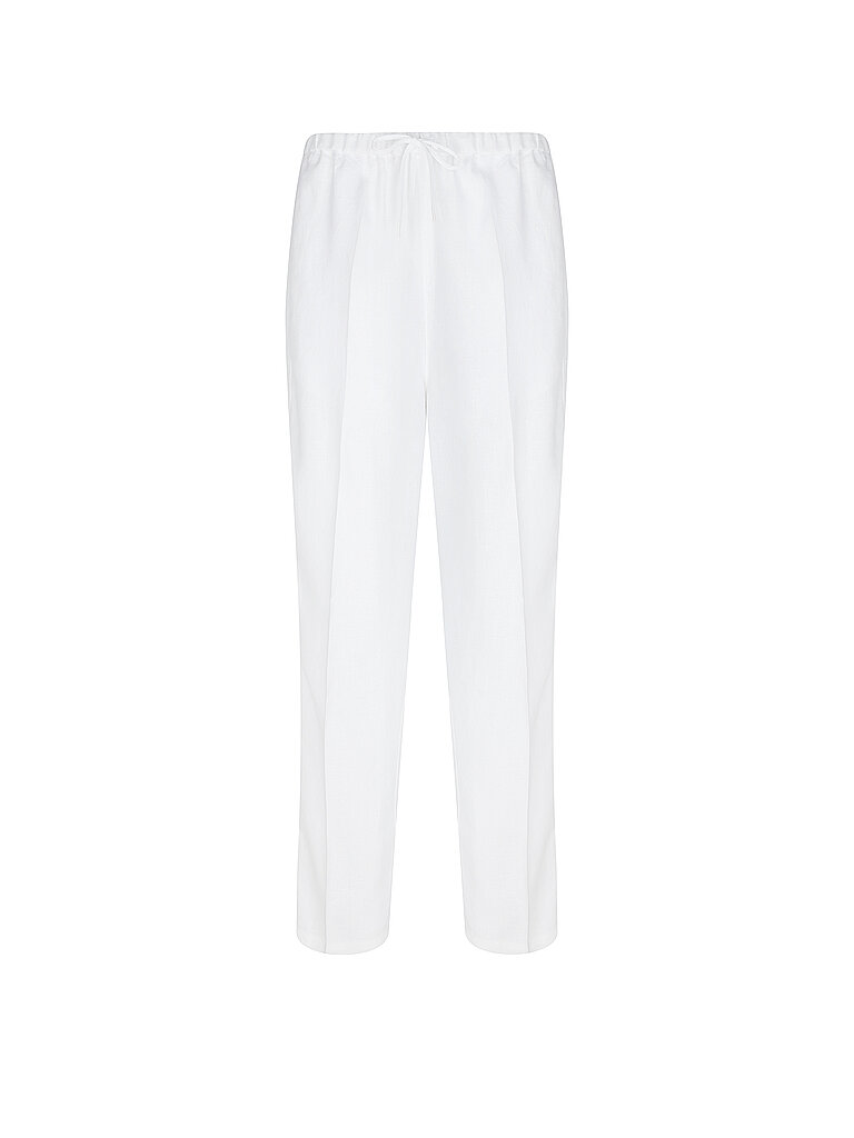 Pantalon de jogging en lin blanc 40