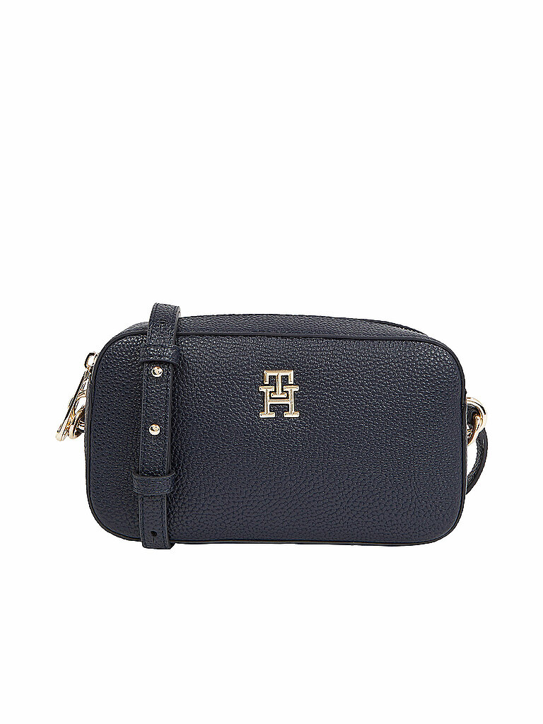 Sac besace camera monogramme enduit grainé