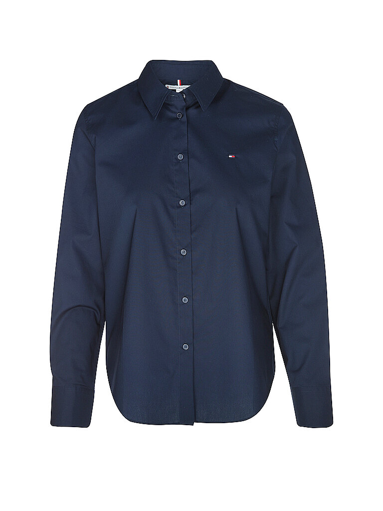 Blouse coupe droite bleu marine 38