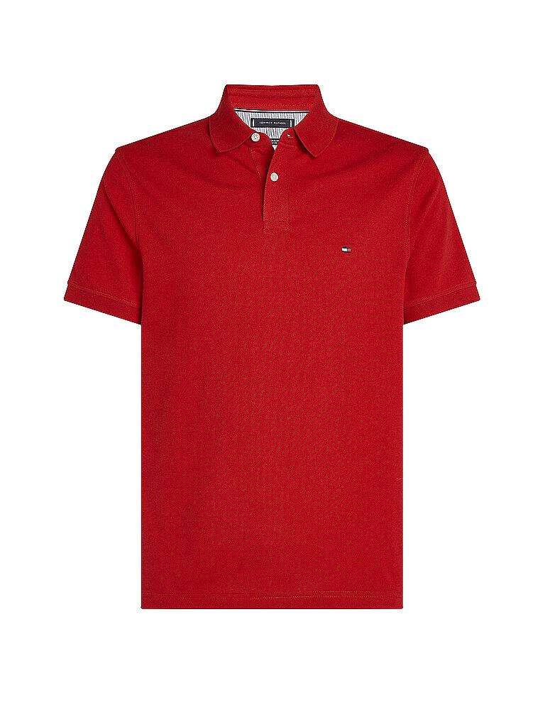 Polo coupe droite rouge S