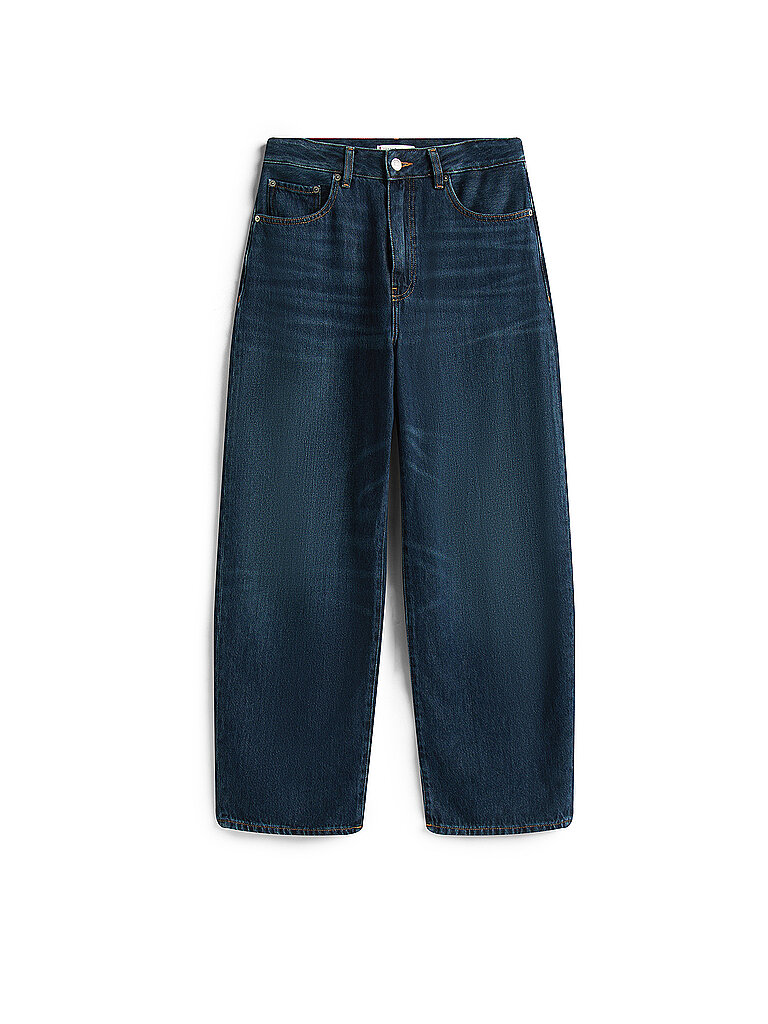 Jeans coupe ballon bleu marine 30/L32