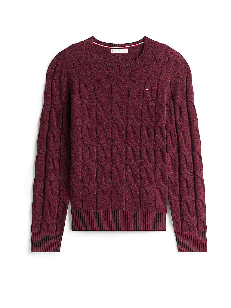 Pull rouge foncé M