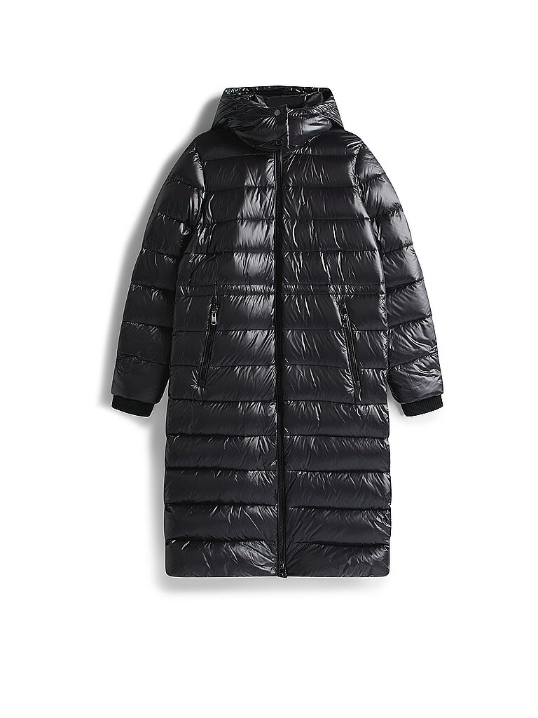 TOMMY+HILFIGER+Manteau+matelasse+noir+|+XS