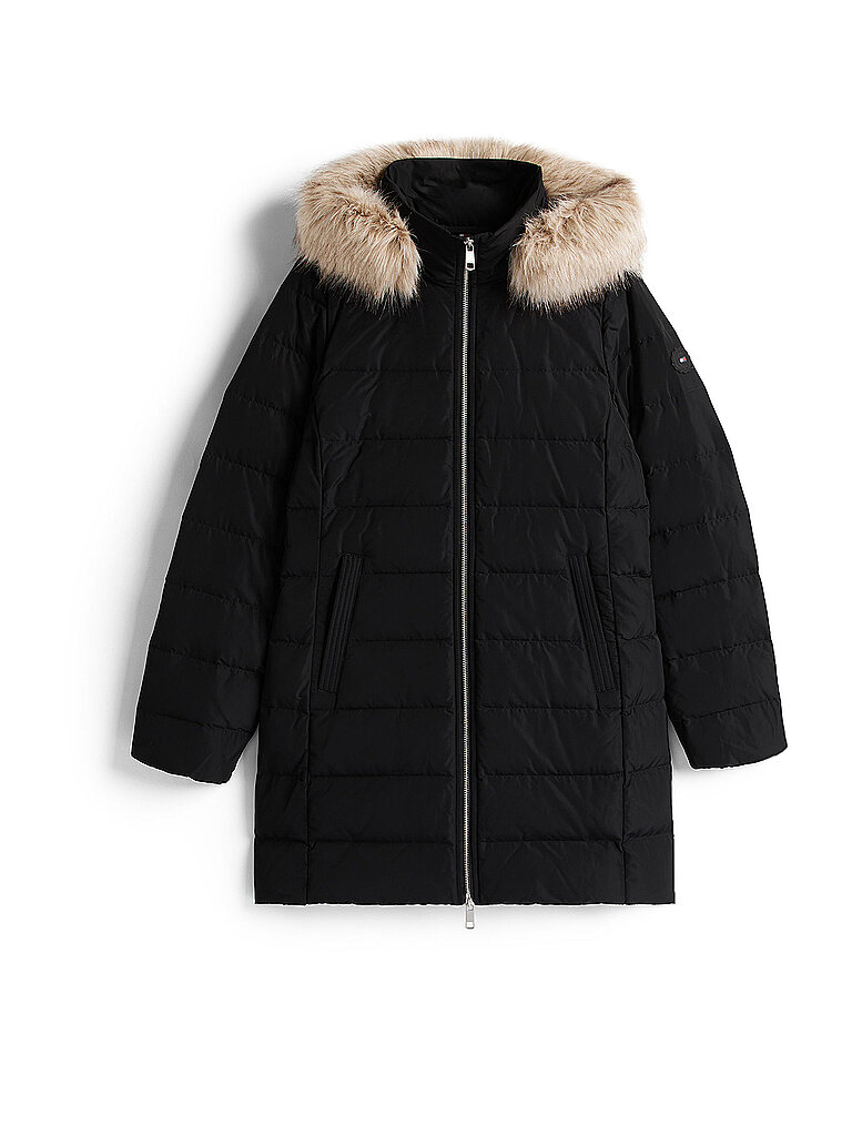 TOMMY+HILFIGER+Manteau+matelasse+noir+|+XS