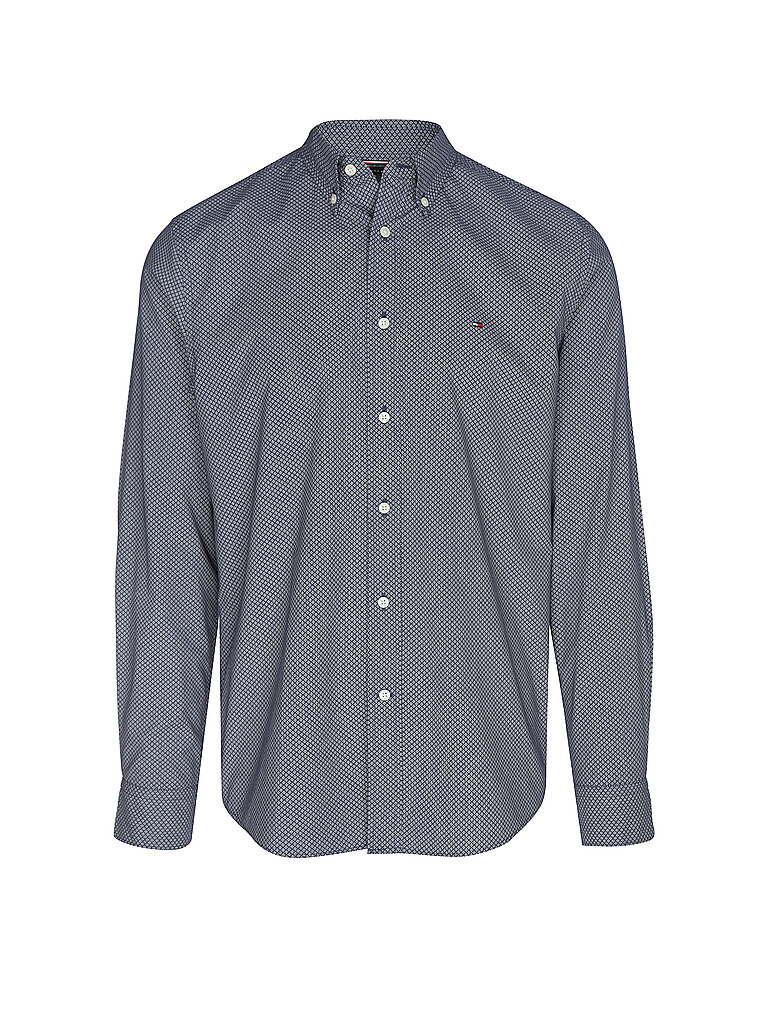 Chemise coupe droite bleu marine XXXL