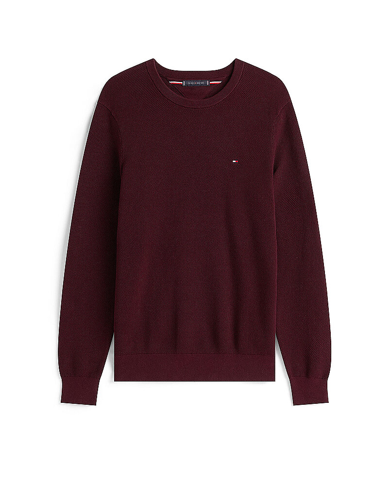 Pull rouge foncé M
