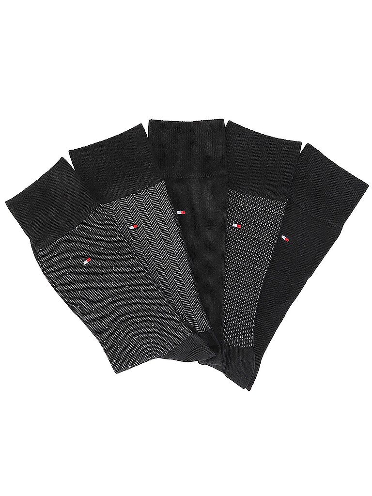 Coffret cadeau 5 paires de chaussettes noires noir 39-42