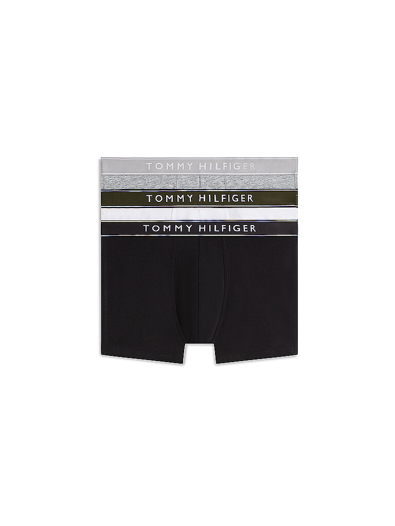 Lot de 3 boxers mid heather / black / true white bleu L
