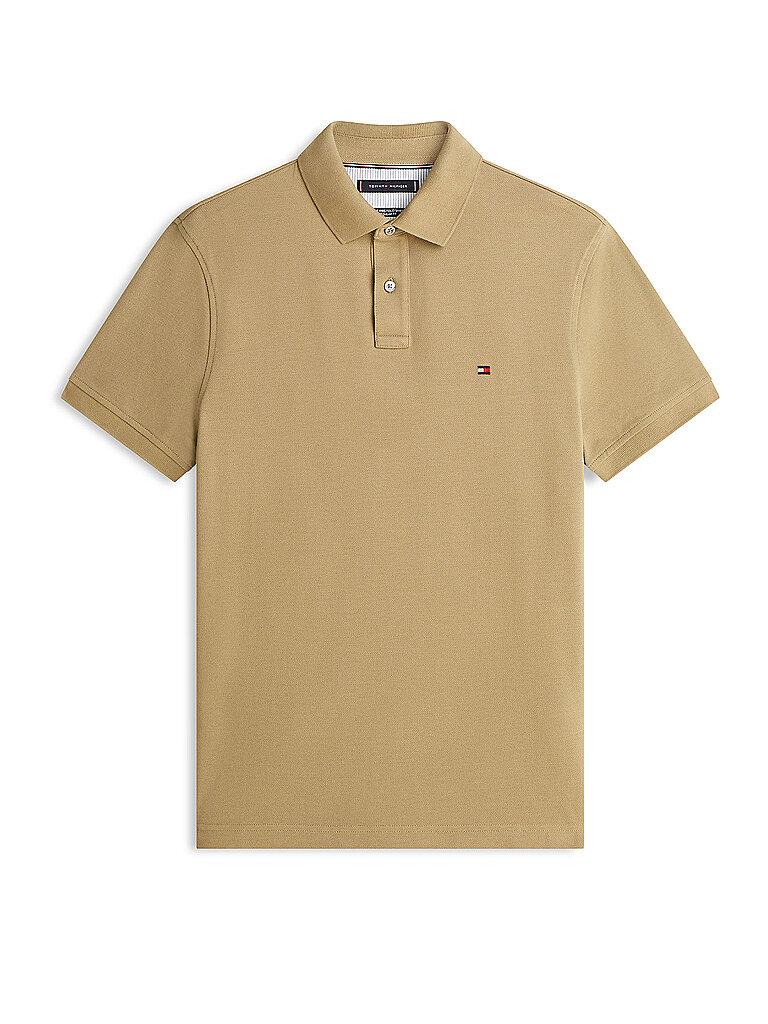 Polo coupe classique camel L