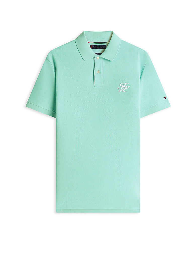 Polo TH SCRIPT turquoise L