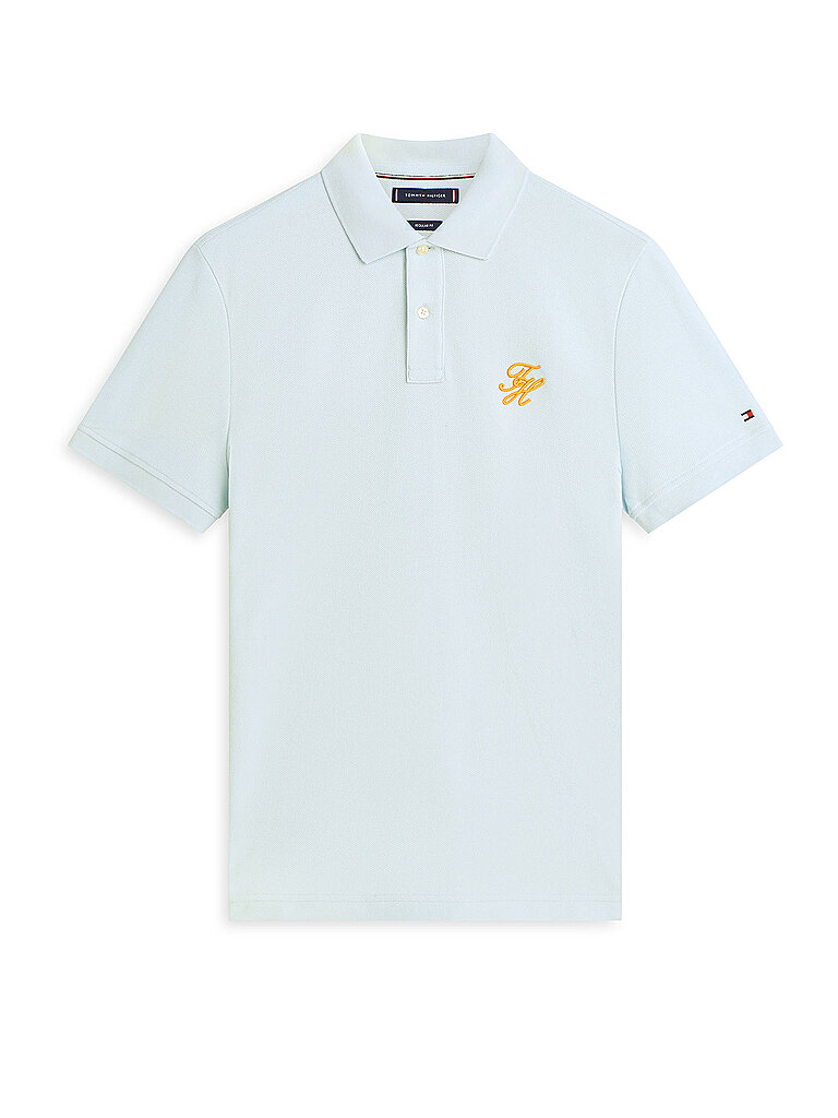 Polo TH SCRIPT bleu clair XXL
