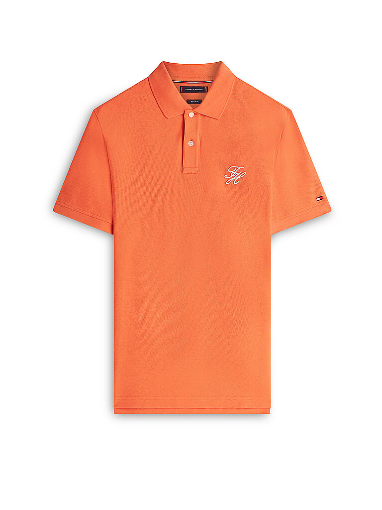 Polo TH SCRIPT orange XXL