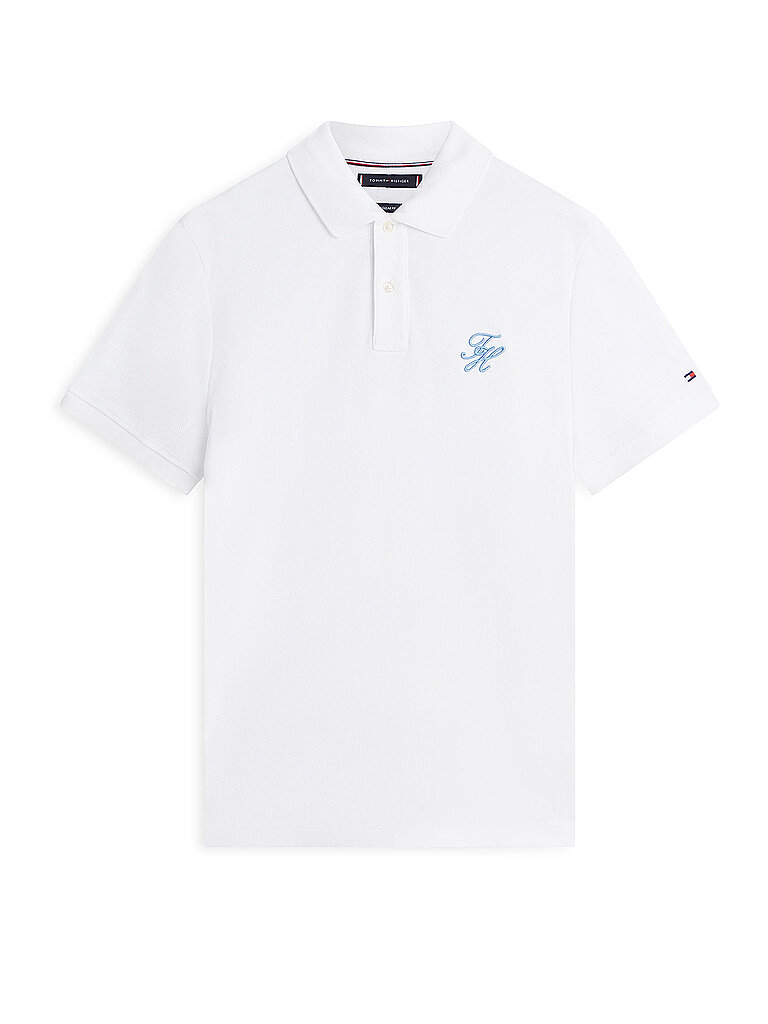 Polo TH SCRIPT blanc S