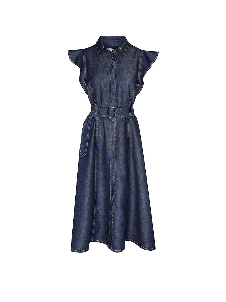 Midikleid bleu marine 34