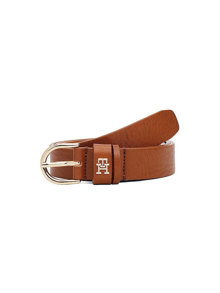 Ceinture en cuir ESSENTIAL marron 95