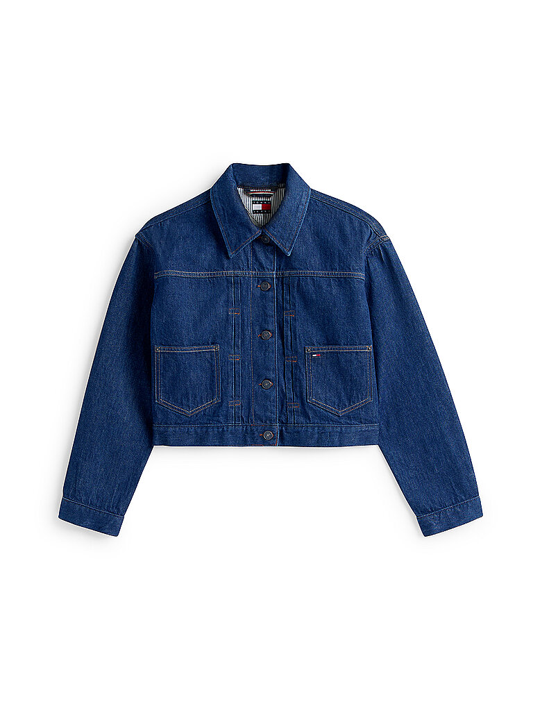 Veste en jean bleu marine M
