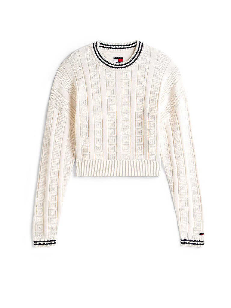 Tommy Jeans Pullover blanc XS