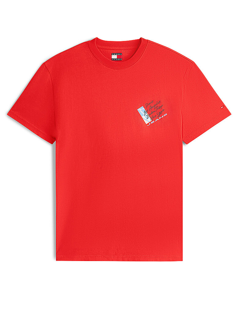 Tommy Jeans T-Shirt rouge XL