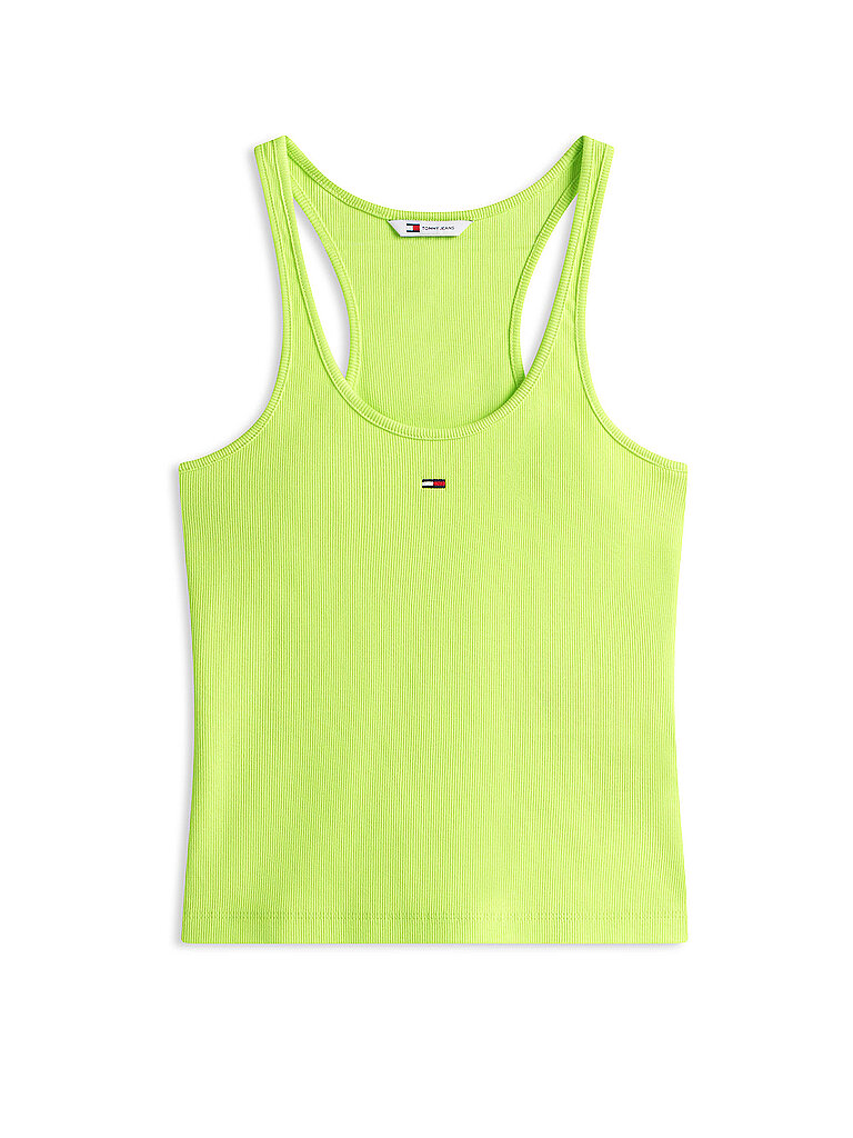 Tommy Jeans Top vert clair XL