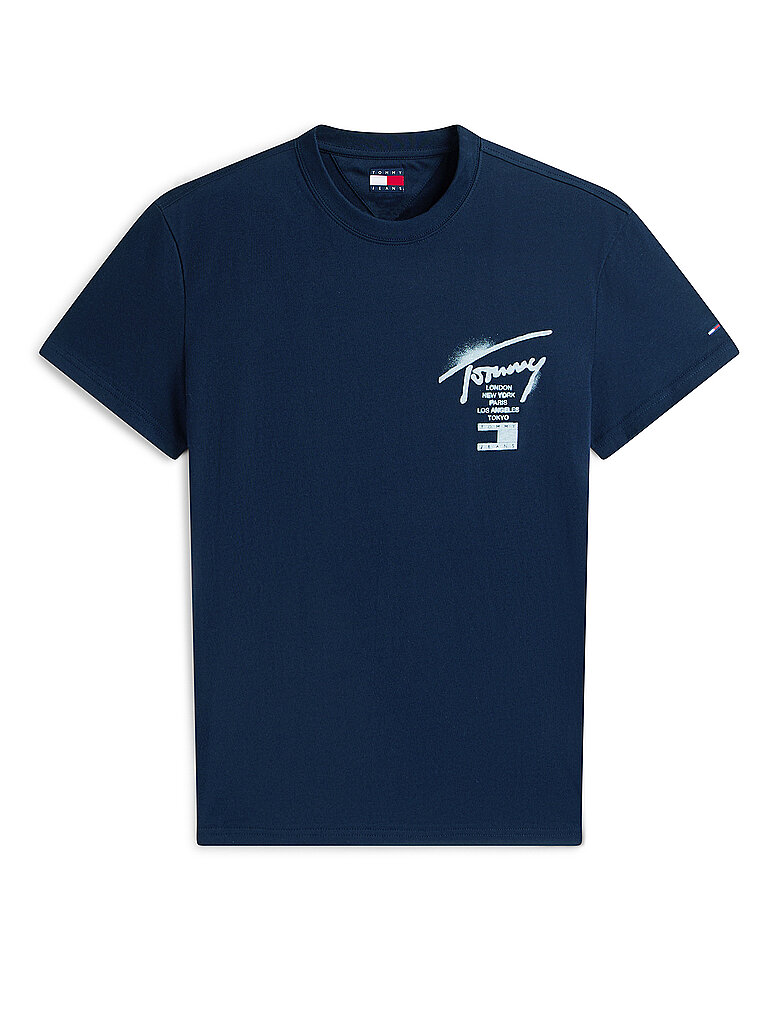 T-shirt bleu marine XXL