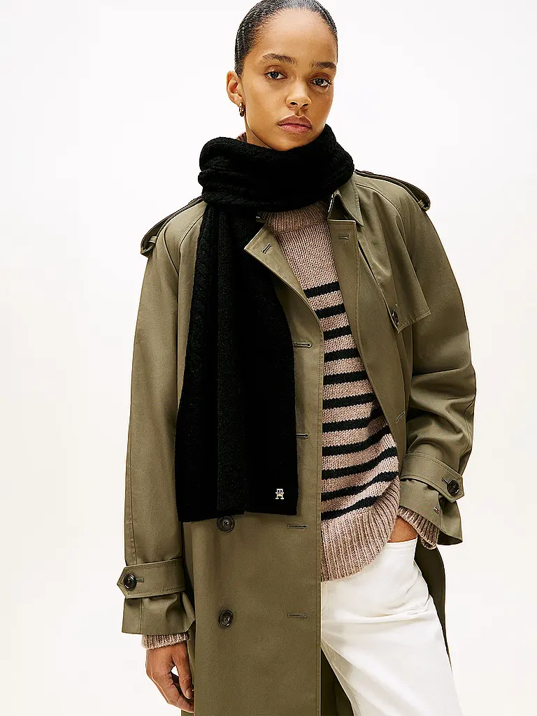 TOMMY HILFIGER | Écharpe TH ELEVATED | schwarz