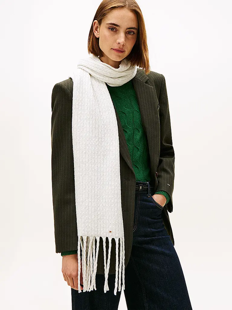 TOMMY HILFIGER | Écharpe | Blanc