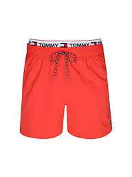 TOMMY HILFIGER | Badeshorts | Rouge
