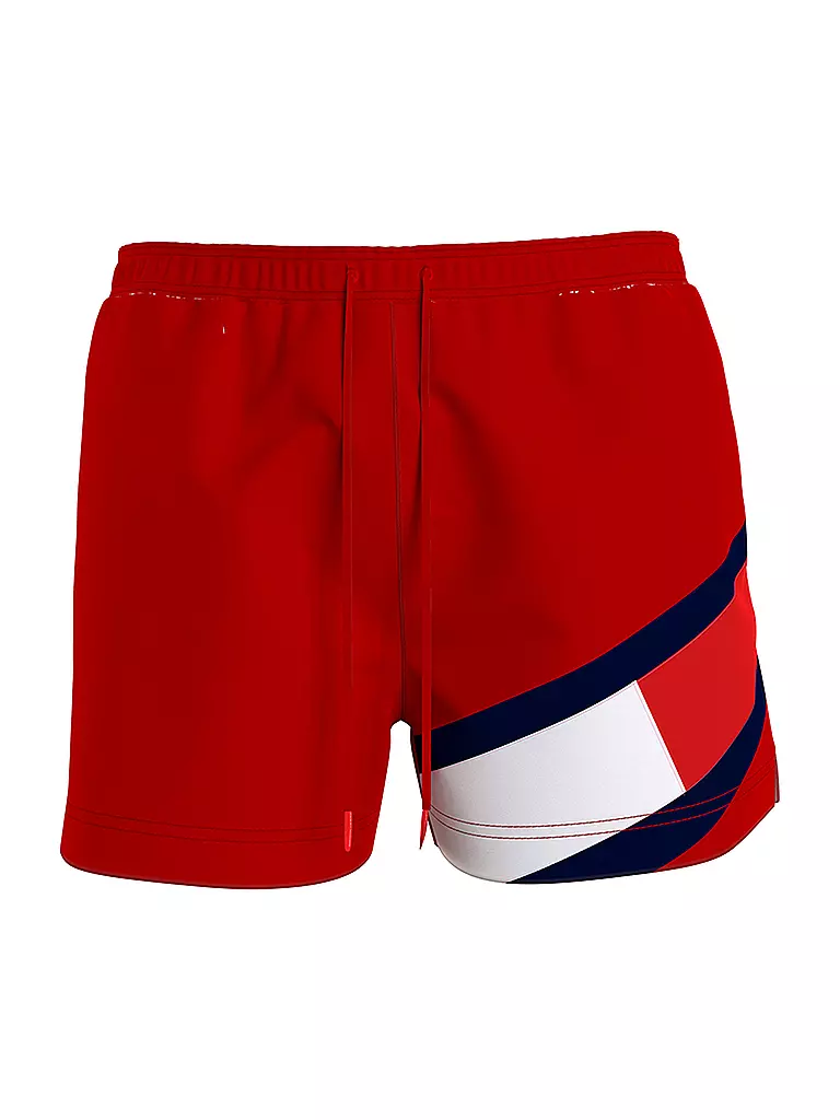 TOMMY HILFIGER | Badeshorts | Rouge
