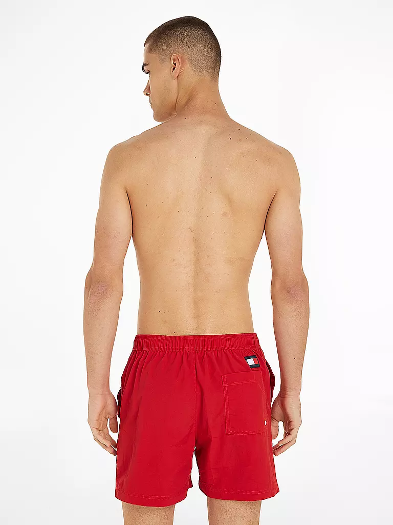 TOMMY HILFIGER | Badeshorts | Rouge