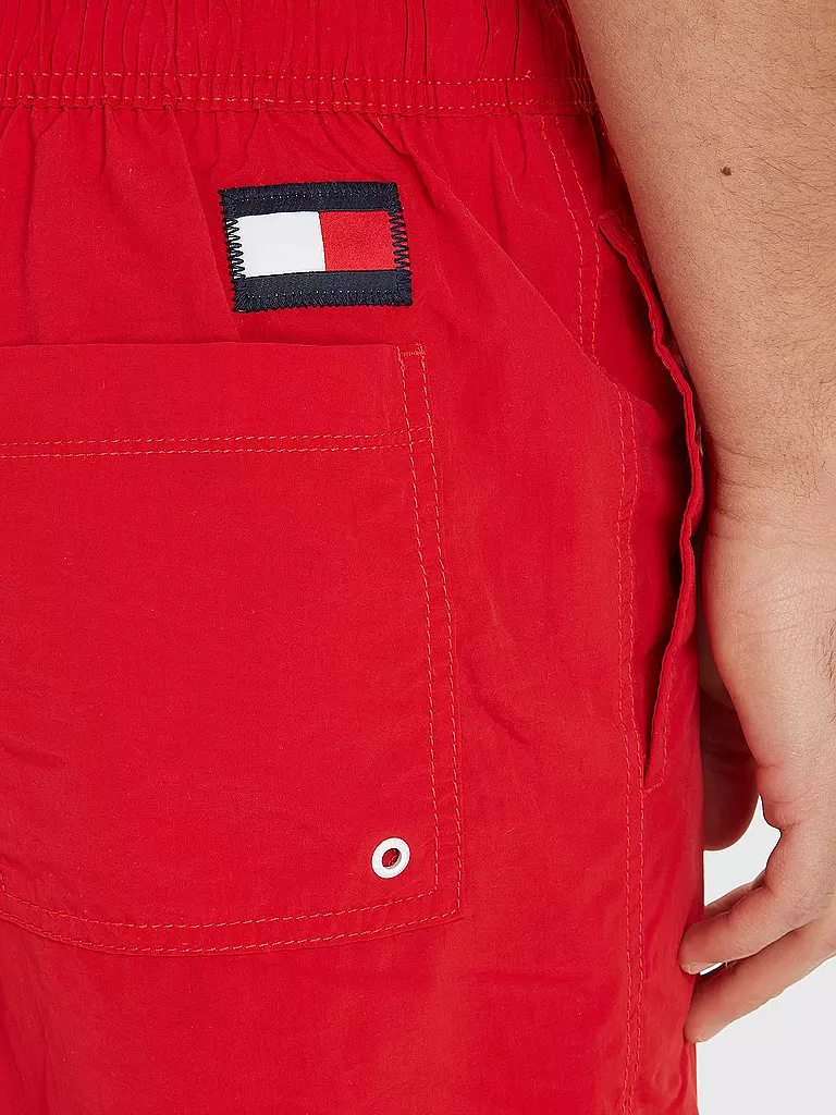 TOMMY HILFIGER | Badeshorts | Rouge