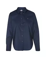TOMMY HILFIGER | Blouse coupe droite | Bleu foncé