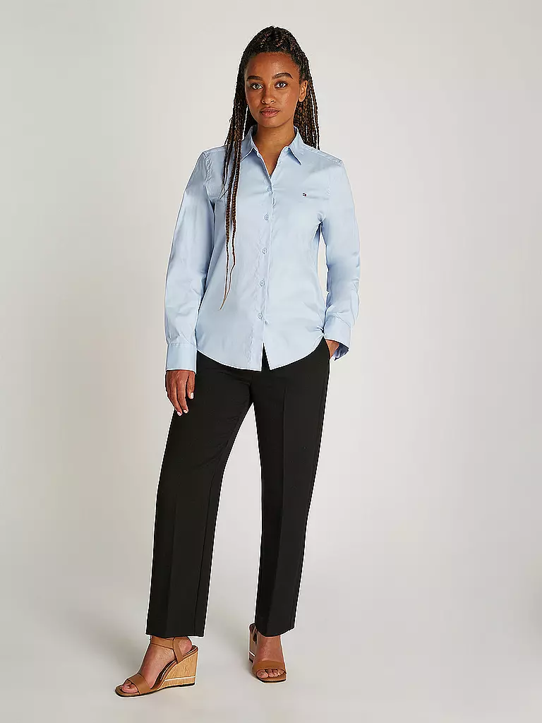 TOMMY HILFIGER | Blouse Coupe Standard | Bleu