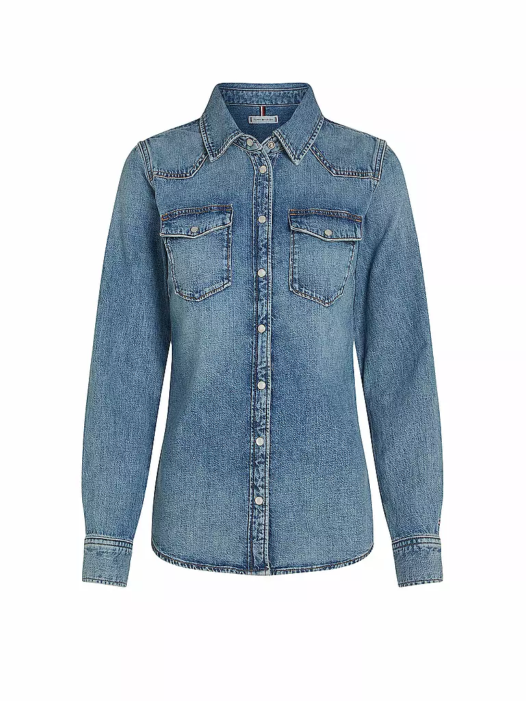 TOMMY HILFIGER | Blouse en jean | Bleu