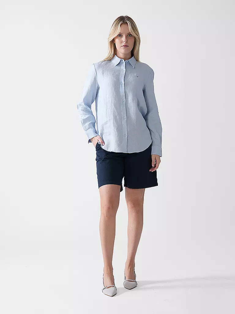 TOMMY HILFIGER | Blouse en lin | hellblau