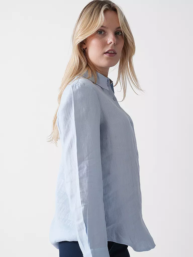 TOMMY HILFIGER | Blouse en lin | hellblau