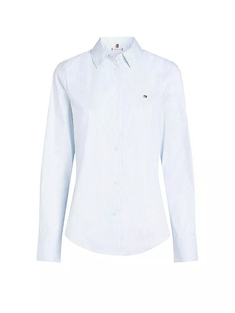 TOMMY HILFIGER | Bluse Regular Fit | Bleu clair