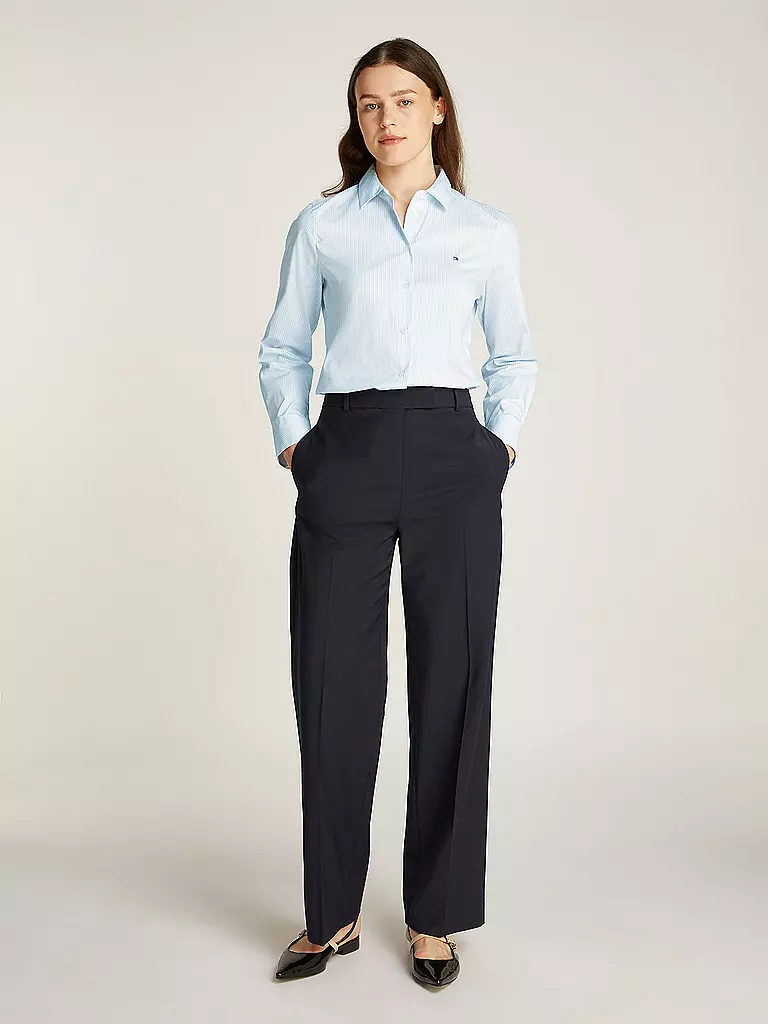 TOMMY HILFIGER | Bluse Regular Fit | Bleu clair