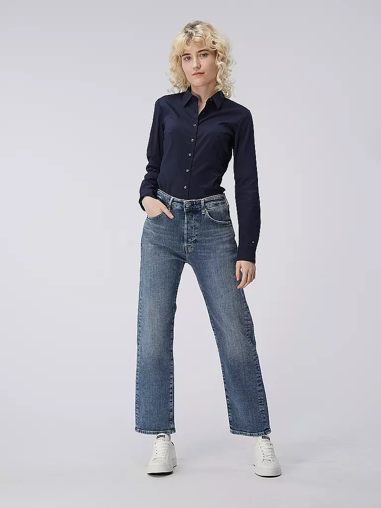 TOMMY HILFIGER | Bluse Slim Fit | Bleu