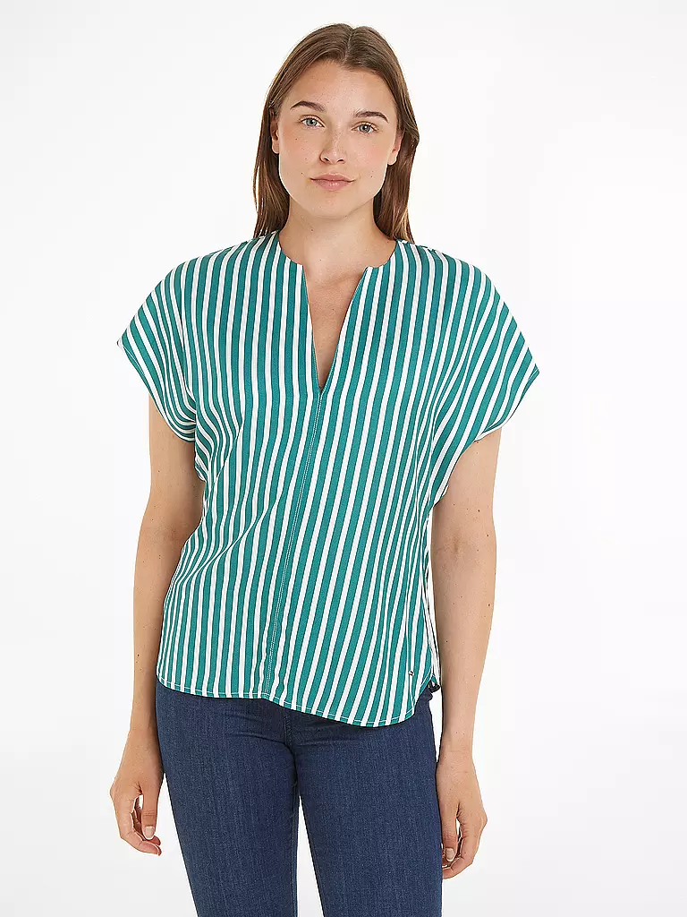 TOMMY HILFIGER | Blusenshirt  | Vert
