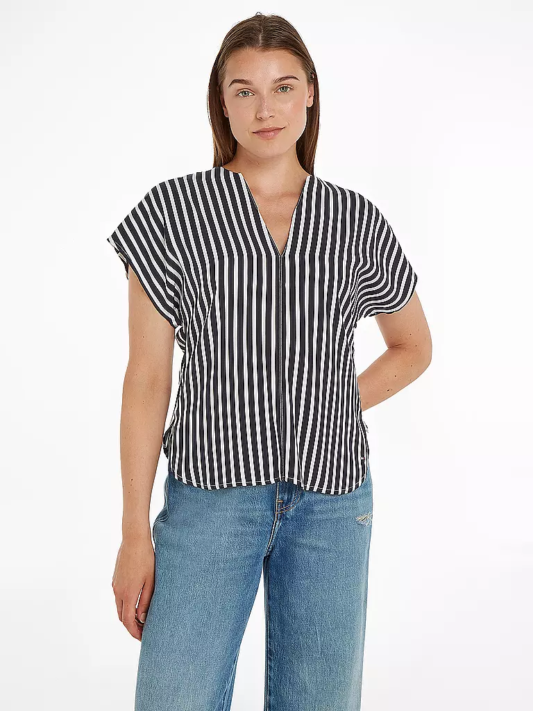 TOMMY HILFIGER | Blusenshirt  | Bleu foncé