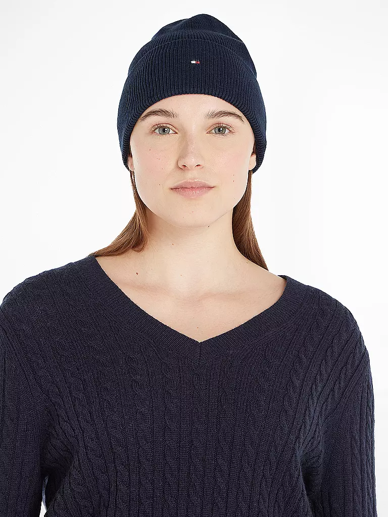 TOMMY HILFIGER | Bonnet - Tuque | Bleu foncé