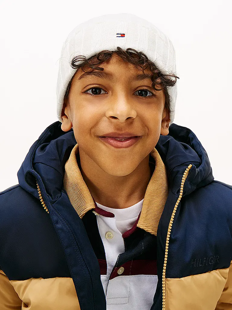 TOMMY HILFIGER | Bonnet enfant - Tuque | Blanc
