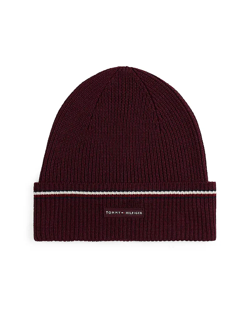 TOMMY HILFIGER | Bonnet | dunkelrot