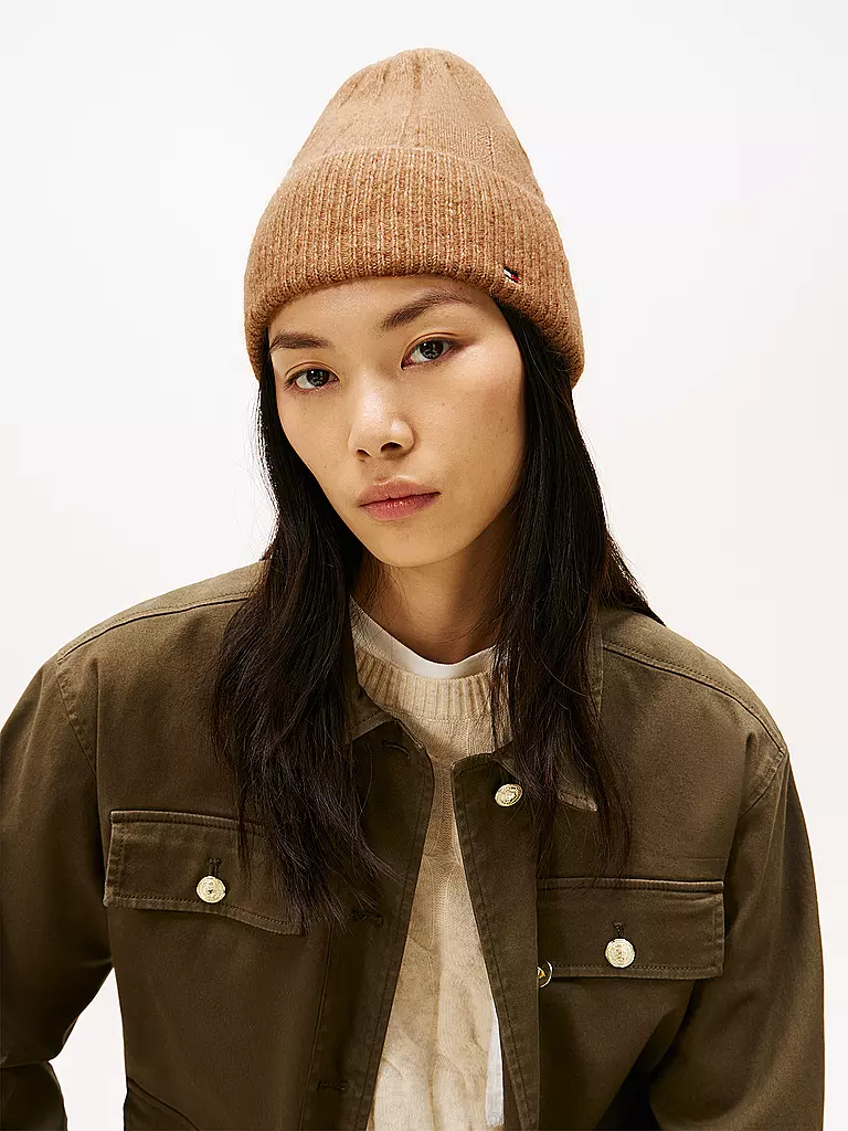 TOMMY HILFIGER | Bonnet | hellbraun