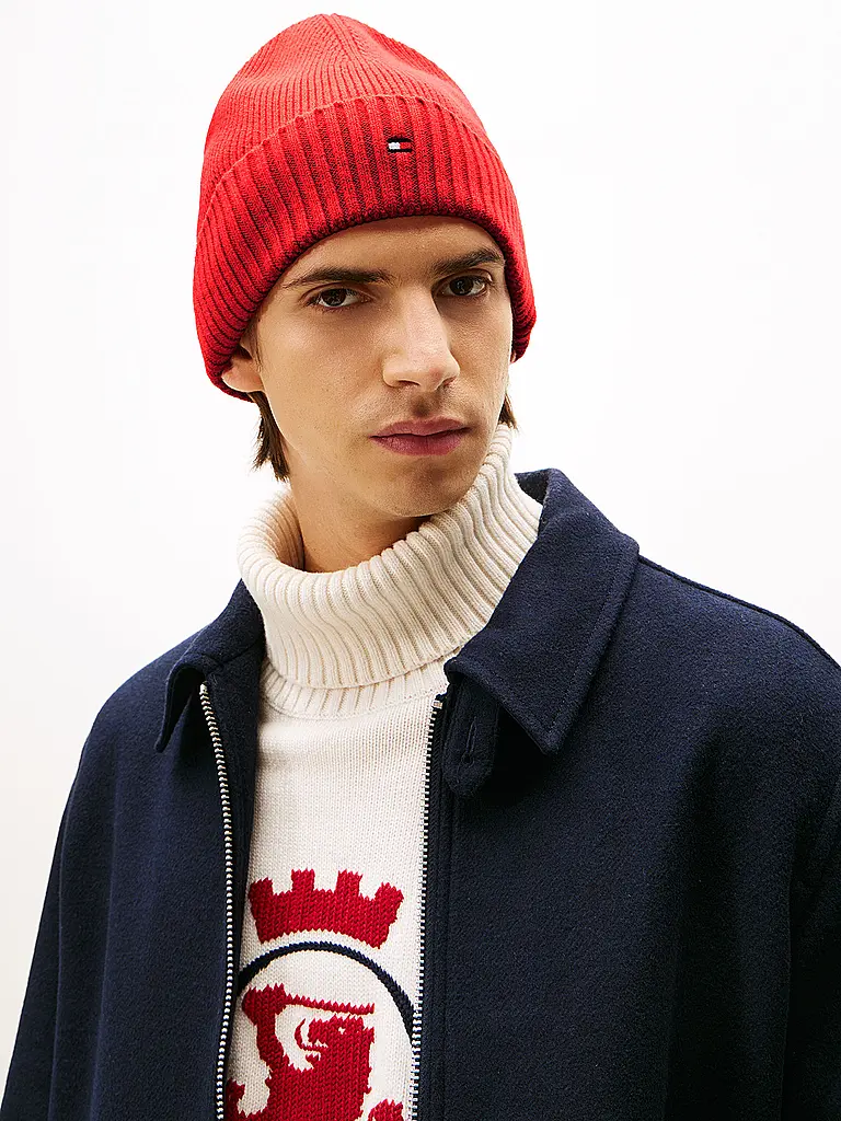 TOMMY HILFIGER | Bonnet | rot