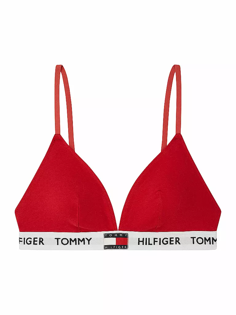 TOMMY HILFIGER | Bustier Triangle Rembourré rouge | rot
